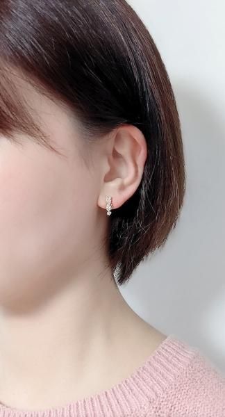 白猫ダイヤモンドピアス D 0.26ct K18YG 白猫ダイヤモンドピアス D 0.26ct K18YG