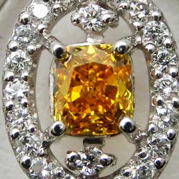 ビビッドイエローダイヤモンド リーフモチーフネックレス D 0 506ct Fvoy Si1 D 1 32ct 45cm Pt900 中央宝石研究所鑑定書付 ビビッドイエローダイヤモンド リーフモチーフネックレス D 0 506ct Fvoy Si1 D 1 32ct 45cm Pt900 中央宝石研究所鑑定書付
