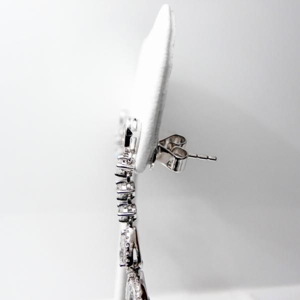 ペアシェイプダイヤモンドピアス D 2.17ct D 0.59ct K18WG ペアシェイプダイヤモンドピアス D 2.17ct D 0.59ct K18WG