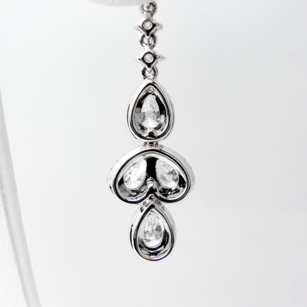 ペアシェイプダイヤモンドピアス D 2.17ct D 0.59ct K18WG ペアシェイプダイヤモンドピアス D 2.17ct D 0.59ct K18WG
