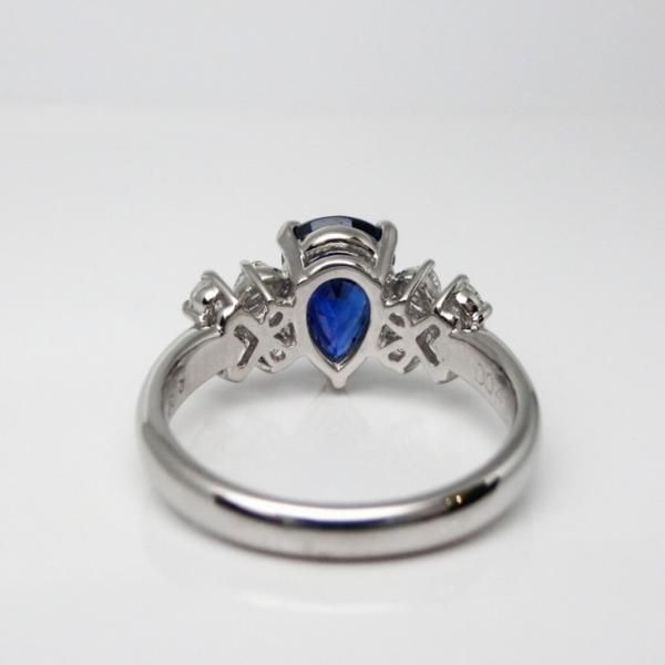 特選ロイヤルブルーカラーサファイア ダイヤモンドリング SA 2.054ct D