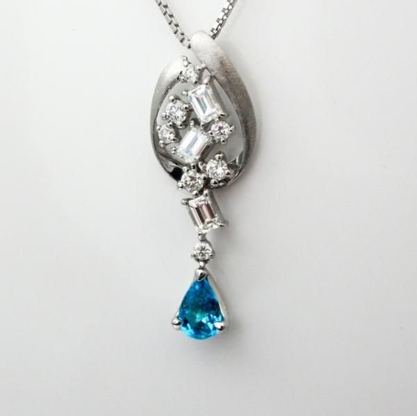 HANDMADE】Total1.73ct！PT950 最高品質ブラジル産パライバ