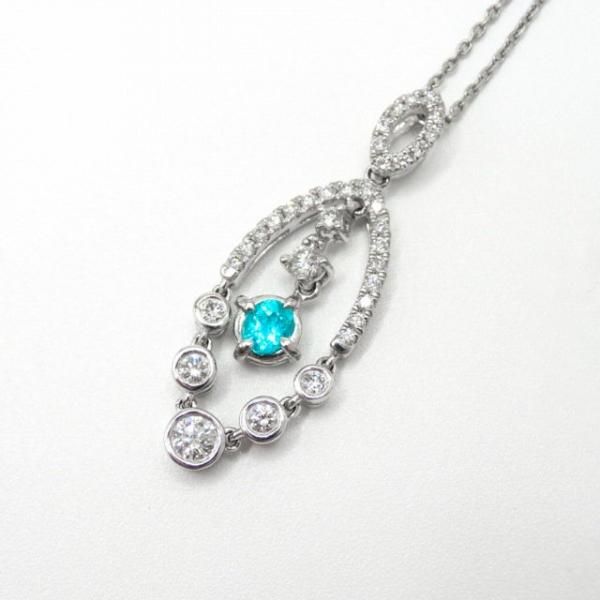 ֥饸뻺ѥ饤Хȥޥ ɥͥå쥹 PA 0.142ct D 0.34ct 45cm Pt900 иʬϽ