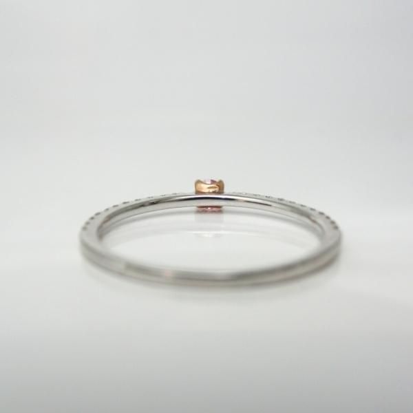 ピンクダイヤモンドリング D 0.068ct FLP-VS2 D 0.12ct Pt900 ピンクダイヤモンドリング D 0.068ct FLP-VS2 D 0.12ct Pt900
