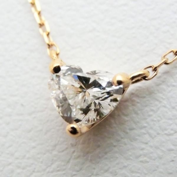 ハートシェイプダイヤモンドネックレス D 0.253ct F-VS1 40cm ハートシェイプダイヤモンドネックレス D 0.253ct F-VS1 40cm