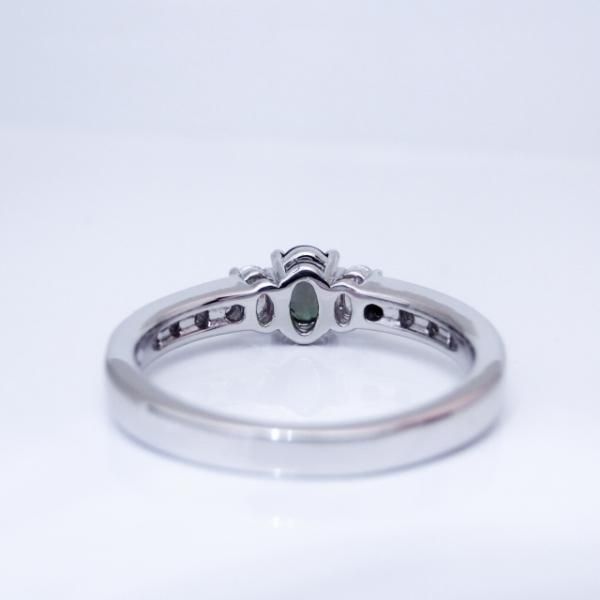 ブラジル産アレキサンドライト ダイヤモンドリング AX 0.365ct D