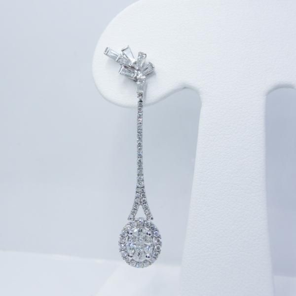 ファンシーカットダイヤモンドピアス D 0.58ct 0.47ct 0.45ct ファンシーカットダイヤモンドピアス D 0.58ct 0.47ct 0.45ct
