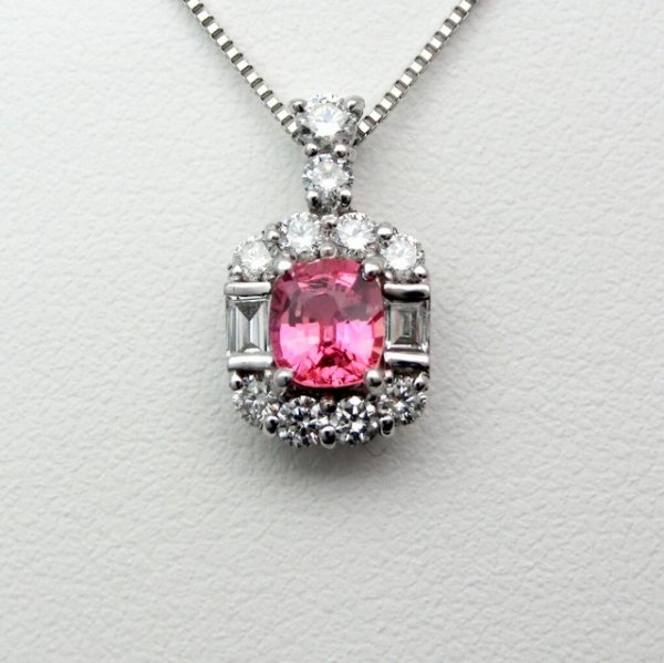 Ǯѥѥե ɥͥå쥹 SA 0.665ct D 0.45ct 45cm Pt900 DGL̽ BOUTIQUE LINE