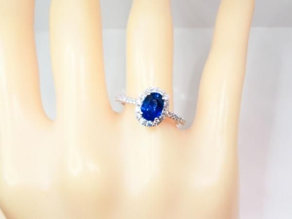 コーンフラワーカラーサファイア ダイヤモンドリング SA 1.18ct コーンフラワーカラーサファイア ダイヤモンドリング SA 1.18ct