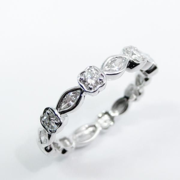 マーキスカットダイヤモンドハーフエタニティリング D 0.33ct マーキスカットダイヤモンドハーフエタニティリング D 0.33ct