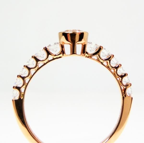 ベゼルセッティングダイヤモンドリング D 0.264ct D 0.32ct ベゼルセッティングダイヤモンドリング D 0.264ct D 0.32ct
