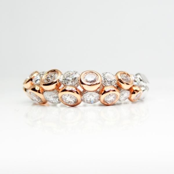 ベゼルセッティングダイヤモンドリング D 1.22ct K18PG BOUTIQUE ベゼルセッティングダイヤモンドリング D 1.22ct K18PG BOUTIQUE