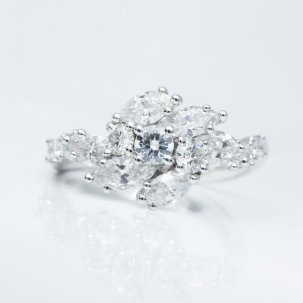  ޡåȥɥ D 1.17ct K18WG BOUTIQUE LINE               