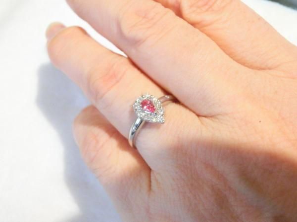 パパラチアサファイア ダイヤモンドリング PDS 0.213ct D 0.27ct パパラチアサファイア ダイヤモンドリング PDS 0.213ct D 0.27ct