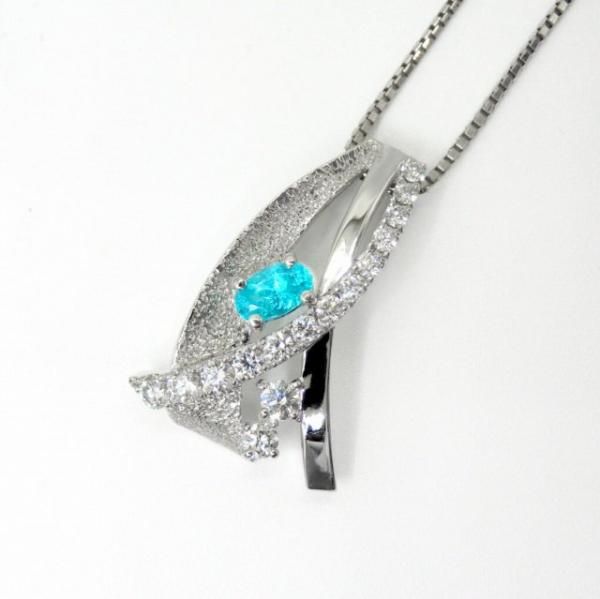 ֥饸뻺ѥ饤Хȥޥ ɥͥå쥹 PA 0.169ct D 0.28ct 45cm Pt950 иʬϽ