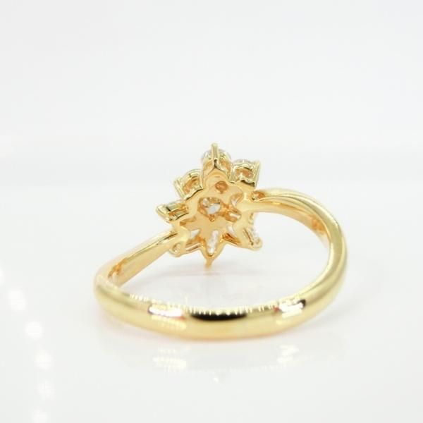 マーキスカットダイヤモンドリング D0.70ct K18YG C-LINE JGGC マーキスカットダイヤモンドリング D0.70ct K18YG C-LINE JGGC