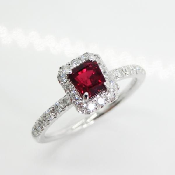 クリムゾンレッドルビー ダイヤモンドリング R 0.52ct D 0.27ct クリムゾンレッドルビー ダイヤモンドリング R 0.52ct D 0.27ct