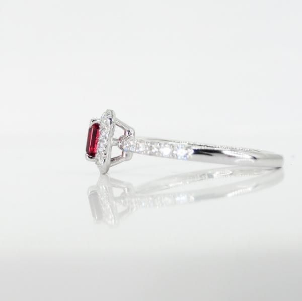 クリムゾンレッドルビー ダイヤモンドリング R 0.52ct D 0.27ct クリムゾンレッドルビー ダイヤモンドリング R 0.52ct D 0.27ct