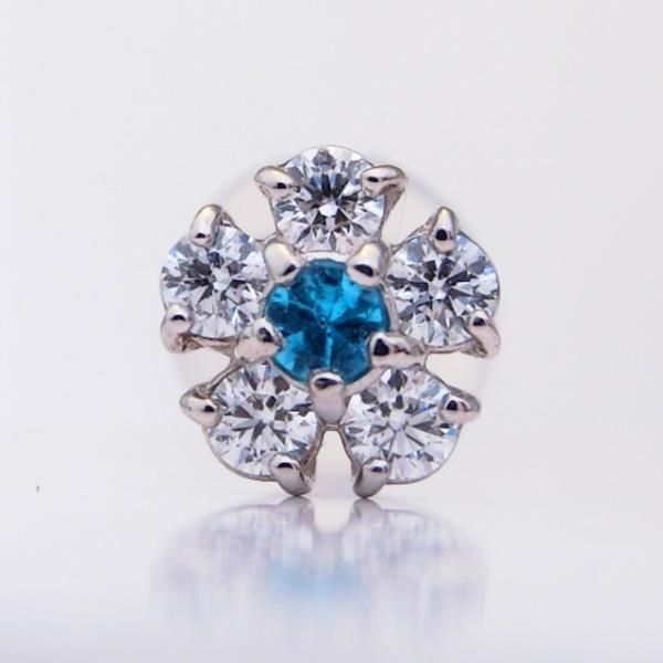 ブラジル産パライバトルマリン H&Cダイヤモンドピアス PA 0.04ct ブラジル産パライバトルマリン H&Cダイヤモンドピアス PA 0.04ct