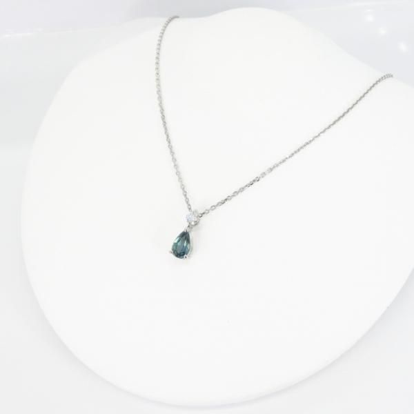 ブラジル産アレキサンドライト AX 0.456ct D 0.06ct 45cm Pt900