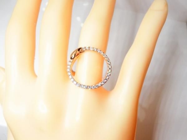サークルデザイン ダイヤモンドリング D 0.52ct K18PG C-LINE サークルデザイン ダイヤモンドリング D 0.52ct K18PG C-LINE