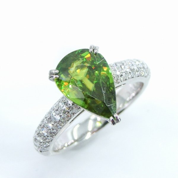 ڥץ꡼󥹥ե ɥ SH 2.09ct D 0.41ct Pt900 и̽