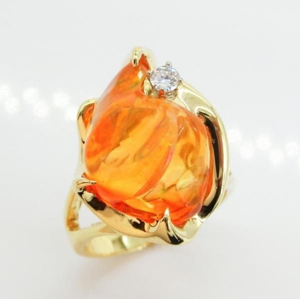 ᥭѡ ɥ OP 4.74ct D 0.09ct K18YG JGGC̽ C-LINE