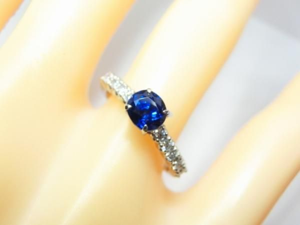 サファイア ダイヤモンドリング SA 0.994ct D 0.20ct Pt950 日独宝石 サファイア ダイヤモンドリング SA 0.994ct D 0.20ct Pt950 日独宝石