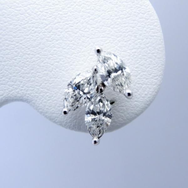 マーキスカットダイヤモンドピアス D 1.67ct K18WG BOUTIQUE LINE マーキスカットダイヤモンドピアス D 1.67ct K18WG BOUTIQUE LINE