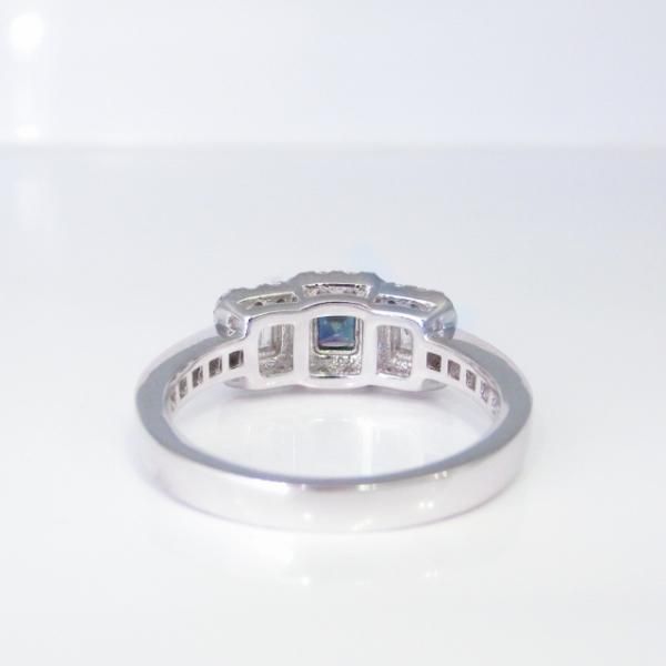 ブラジル産アレキサンドライト ダイヤモンドリング AX 0.34ct D