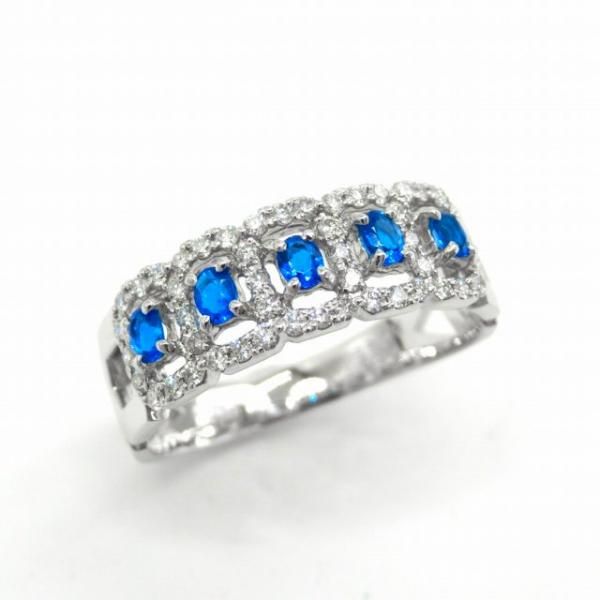 アウイナイト 0.14ct ダイヤモンド 約0.5ct プラチナ リング