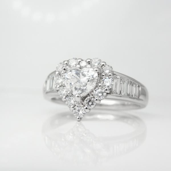 ハートシェイプダイヤモンド リング D 0.513ct D-SI2 0.70ct ハートシェイプダイヤモンド リング D 0.513ct D-SI2 0.70ct