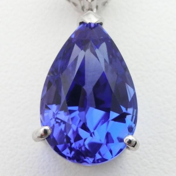 ペアシェイプタンザナイト ダイヤモンドネックレス TA 7.54ct D ペアシェイプタンザナイト ダイヤモンドネックレス TA 7.54ct D
