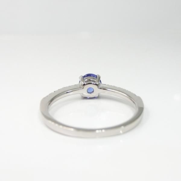 タンザナイト ダイヤモンドリング TA 0.52ct D 0.13ct Pt950 タンザナイト ダイヤモンドリング TA 0.52ct D 0.13ct Pt950