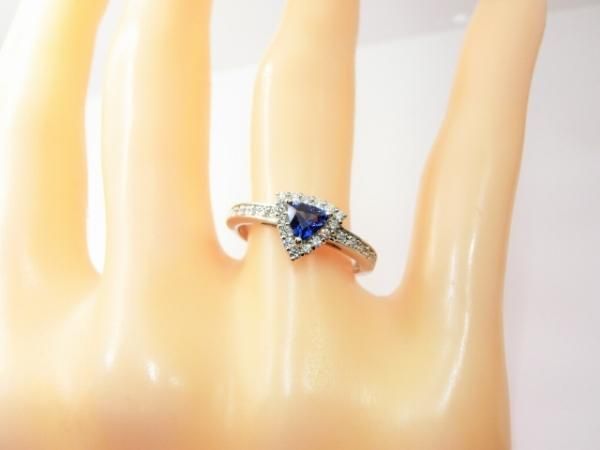 ベニトアイト0.2ct　#6 指輪