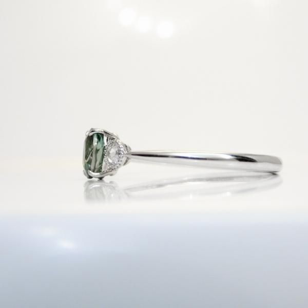 グランディディエライト ローズカットダイヤモンドリング GRD 0.427ct