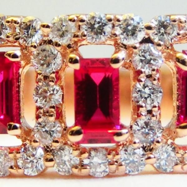 ピジョンブラッドルビー バフトップカット タイ産 0.25ct 鑑別書