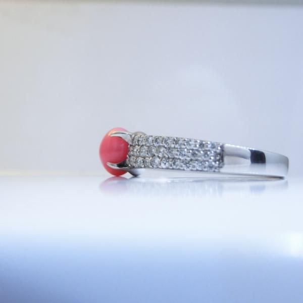コンクパール パヴェダイヤモンドリング CP 1.32ct D 0.41ct Pt900 コンクパール パヴェダイヤモンドリング CP 1.32ct D 0.41ct Pt900