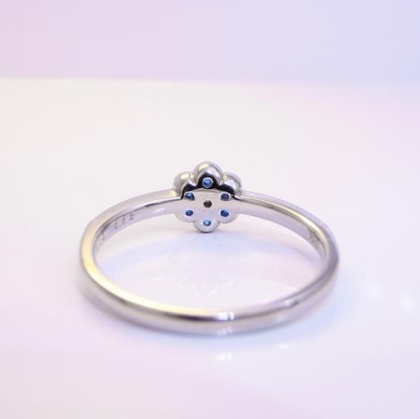 アウイナイト ダイヤモンドリング HA 0.10ct D 0.02ct Pt900