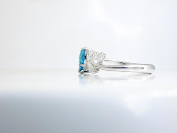 ブラジル産パライバトルマリン ダイヤモンドリング PA 1.15ct D 0.76ct