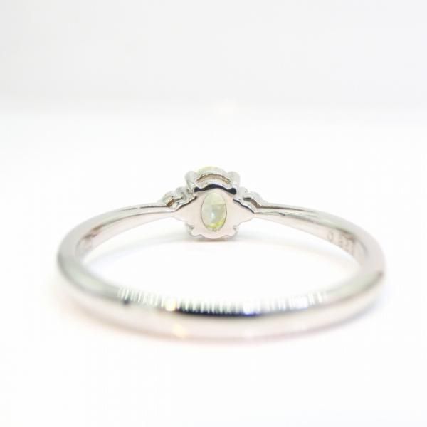インテンスイエローダイヤモンドリング D 0.352ct FIY-VVS2 D 0.04ct ...