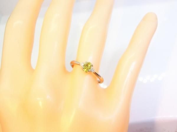 インテンスイエローダイヤモンドリング D 0.352ct FIY-VVS2 D 0.04ct ...