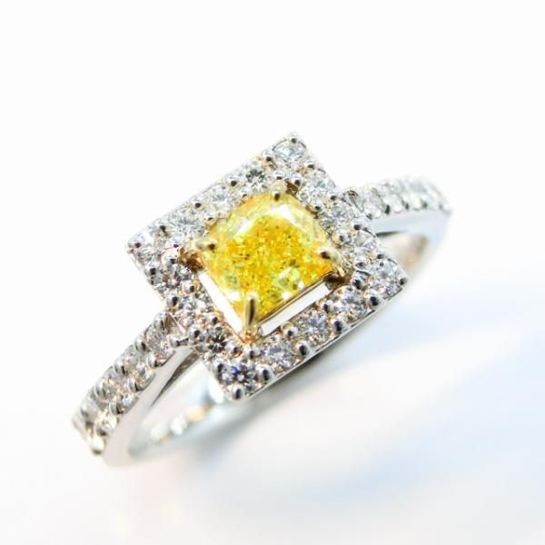 とっと様　イエローダイヤモンド　リング Yellow Diamond K18イエローダイヤモンドリング (NO.61451