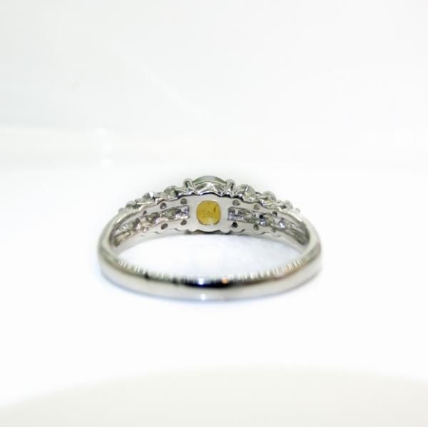 クリソベリルキャッツアイ ダイヤモンドリング CE 0.85ct D 0.43 クリソベリルキャッツアイ ダイヤモンドリング CE 0.85ct D 0.43