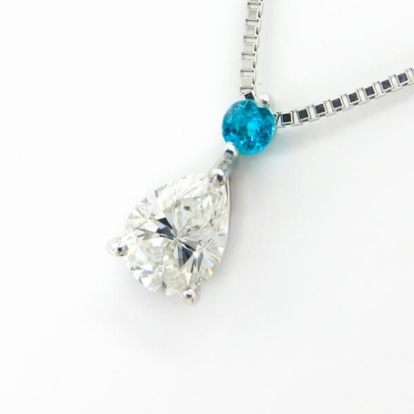 ڥץ ֥饸뻺ѥ饤Хȥޥͥå쥹 D 0.488ct H-VS1 PA 0.038ct 45cm Pt950 CGL GGSJ̽