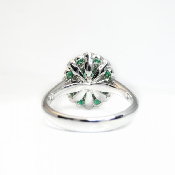 エメラルド ダイヤモンドリング EM 0.55ct 0.43ct D 0.22ct エメラルド ダイヤモンドリング EM 0.55ct 0.43ct D 0.22ct