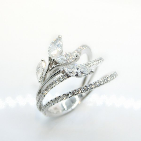 ޡåȥɥ D 0.60ct 0.37ct K18WG BOUTIQUE LINE