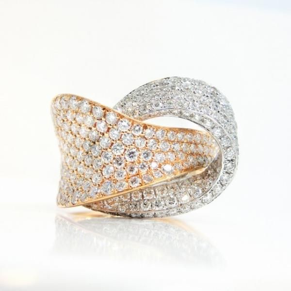 リボンモチーフダイヤモンドリング D 2.28ct K18WG BOUTIQUE LINE リボンモチーフダイヤモンドリング D 2.28ct K18WG BOUTIQUE LINE