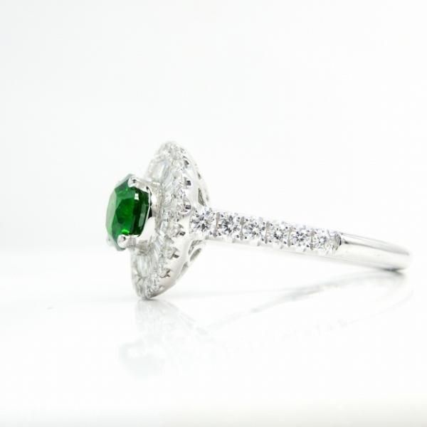 ロシア産デマントイドガーネット ダイヤモンドリング DTG 1.04ct ロシア産デマントイドガーネット ダイヤモンドリング DTG 1.04ct
