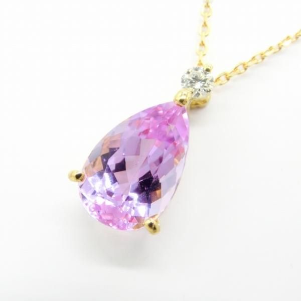 インペリアルトパーズ ダイヤモンドネックレス ITZ 2.14ct D
